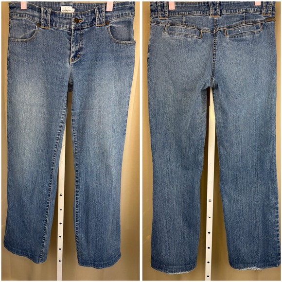 Calvin Klein Denim - Vintage 90s Calvin Klein Jeans Women's Straight Leg Medium Wash Mid Rise 9 Y2K